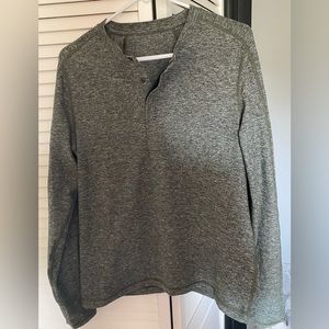 Mens Lululemon long sleeve Henley